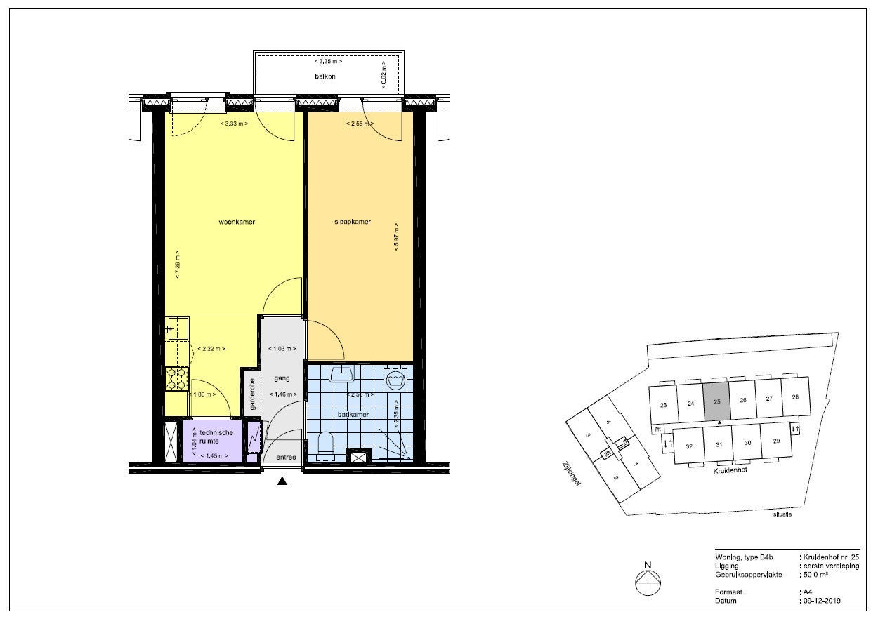 Appartement Kruidenhof in Leiden