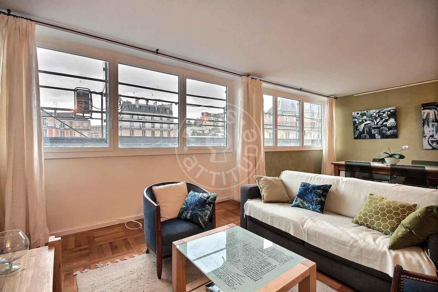 Flat Rue de Boulainvilliers in Paris
