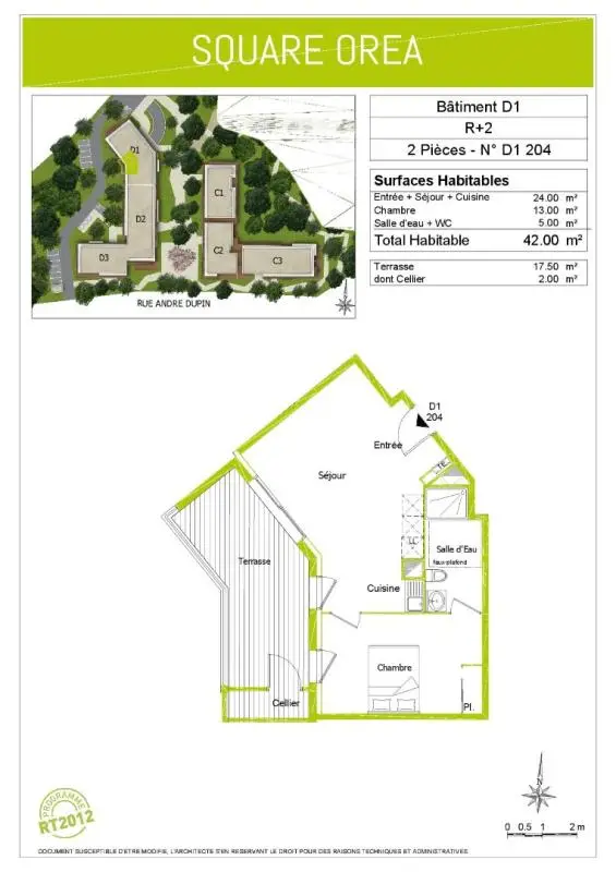 Flat Rue André Dupin in Lormont