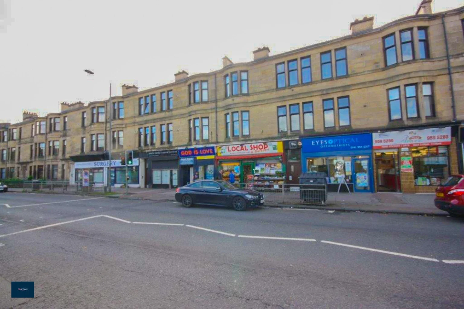 Flat Dumbarton Road in Glasgow