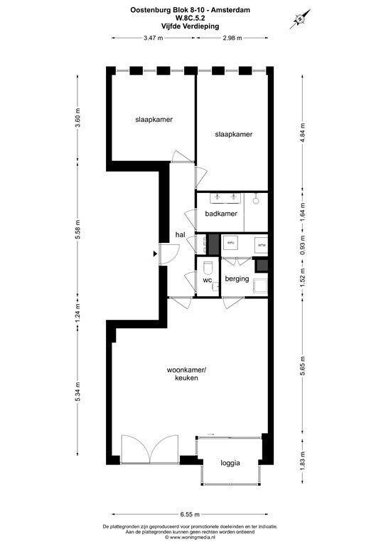 Appartement Willem Parelstraat in Amsterdam