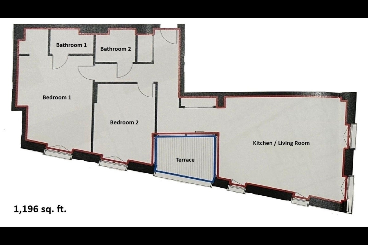 Flat Golden Lane in City of London