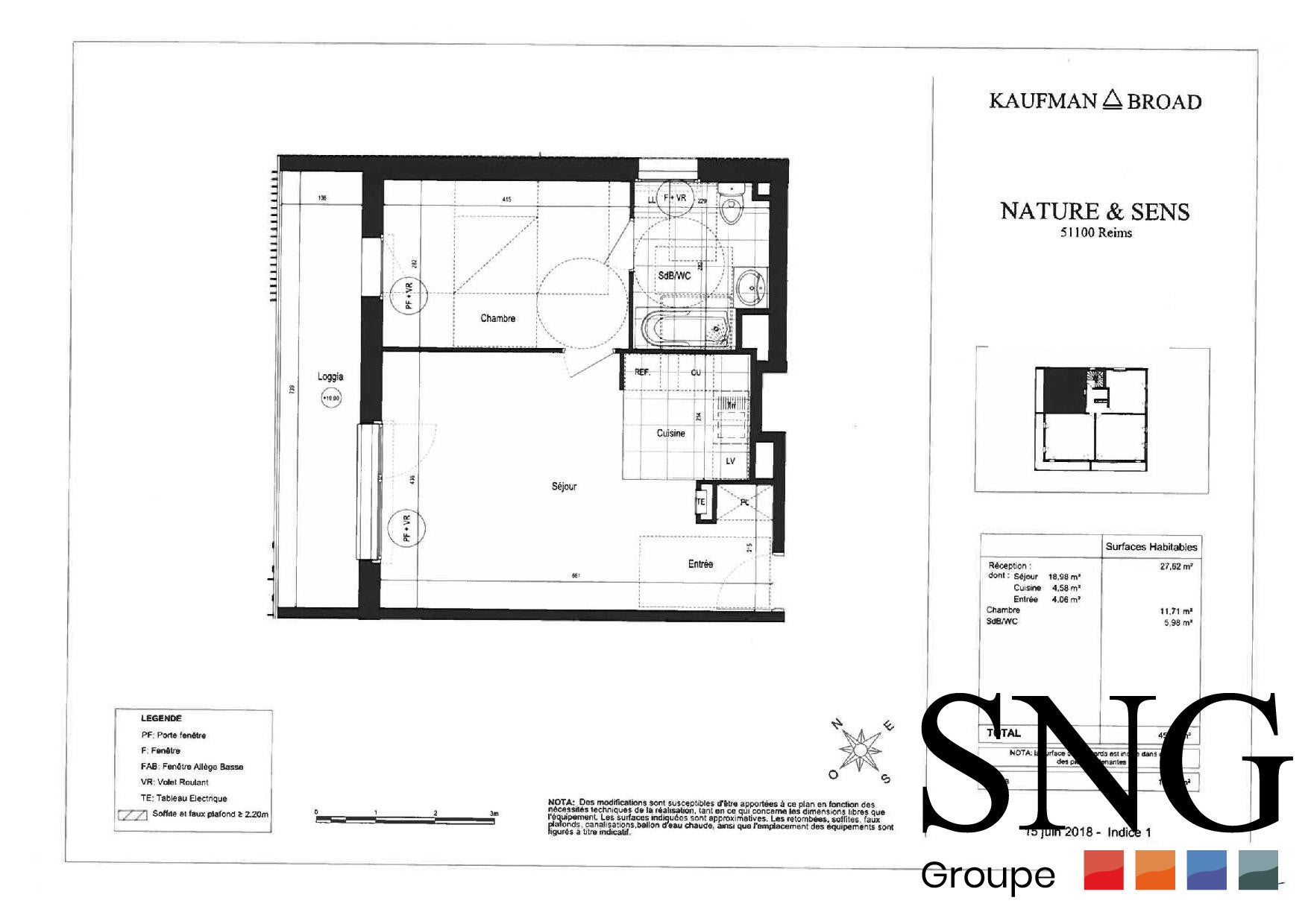 Appartement Rue des Tuileries à Reims