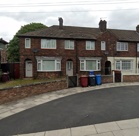House Manley Road in Huyton