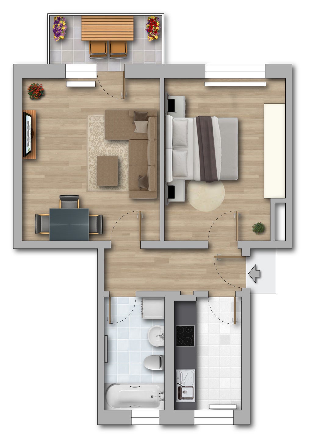 Wohnung Straße des Friedens in Merseburg