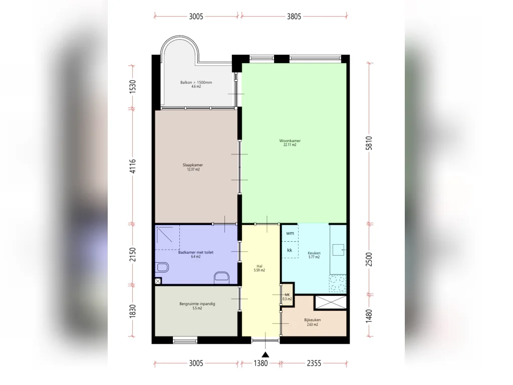 Appartement Hertog Antonstraat in Oss