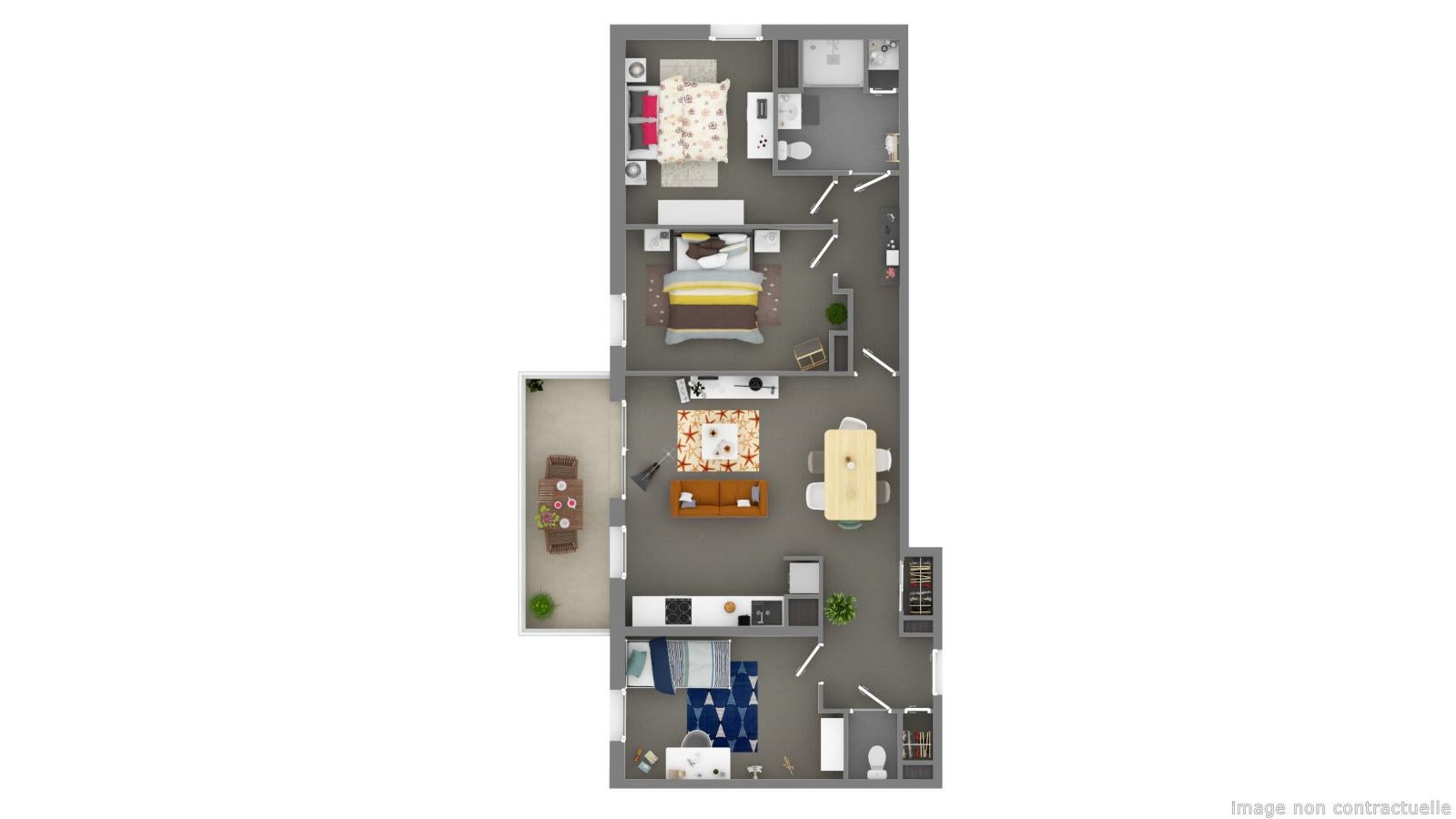 Flat Rue de la Milétrie in Poitiers